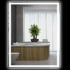 HOMCOM Badspiegel met verlichting, 90x70 cm, LED-spiegel, Productafbeelding-voorbeeld 1