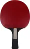 A table tennis racket with a red rubber surface and a black handle. Podgląd zdjęcia produktu