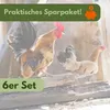 6x Legeeier Kunsteier Nesteier für Hühner Gipseier Bruteier Produktbild-Vorschau 5