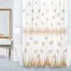 Kúpeľňová záclona - 180x200 cm - béžová Náhľad obrázku produktu 3