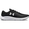 A black and white Under Armour running shoe is shown from the side against a white background. Produktbild-Vorschau