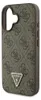 GUESS Custodia iPhone 16 Strass Triangle Logo Hülle Cover Anteprima dell’immagine prodotto 6