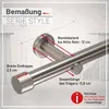 Deco-Raum Gardinenstange auf Maß Style Edelstahl-optik Produktbild-Vorschau 5