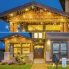 Jayseuw 15M LED Solar Lichterkette LED Eisregen 600 LEDs Produktbild-Vorschau 9