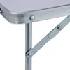 vidaXL Klappbarer Campingtisch Weiß Aluminium 60 x 40 cm Produktbild-Vorschau 4