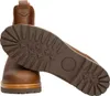 The image shows the sole and lower part of two brown leather boots against a white background. Produktbild-Vorschau