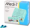 A product box for a 7-day medication dispenser, with the dispenser and pills shown. Anteprima dell’immagine prodotto