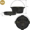 BBQ#BOSS Dutch Oven Set BBQ, 9 Liter, Schwarz, Produktbild-Vorschau 7