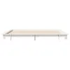 vidaXL Massivholzbett ohne Matratze Weiß 200x200 cm Produktbild-Vorschau 4