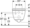 Geberit iCon Tiefspüler weiß Rimfree geschl.Form EFF3 Produktbild-Vorschau 9