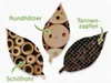 Insektenhotel mit 3 Stockwerken - Tannenholz, Bambus - 25 x Produktbild-Vorschau 5