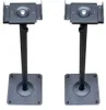 Zwei Lautsprecher Stative schwarz Audio Monitor Ständer Produktbild-Vorschau 5