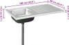 vidaXL Spüle mit Abtropffläche Set Silbern 1000x600x155 mm Produktbild-Vorschau 7