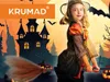 KRUMAD Hexenbesen Orange 87 cm – zusammenklappbar, leicht & Produktbild-Vorschau 2