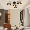 ZMH Lampa Sufitowa Czarna 4 Płomienna Lampa Sufitowa Podgląd zdjęcia produktu 7