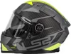 LS2 FF811 VECTOR II SPLITTER Integralhelm XL in gelb/grau Produktbild-Vorschau 8