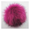Pro Lana Kunstfell Pompon 12-14cm mit Druckknopf 014 Produktbild-Vorschau 1