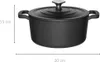 Dutch Oven aus Gusseisen mit Deckel, 3,3 l Fassungsvermögen Produktbild-Vorschau 3