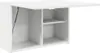 A white wall-mounted cabinet with a lift-up door and internal shelves. Anteprima dell’immagine prodotto
