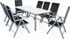 CASARIA Set Tavolo e Sedie da Giardino Bern 8+1 Alluminio Anteprima dell’immagine prodotto 13