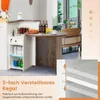 COSTWAY Empfangstheke, Empfangstresen mit abschließbarer Produktbild-Vorschau 5
