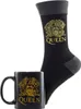 Set cadeau avec mug et chaussettes logo queen 315 ml et Voir les images du produit 5