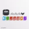 A collection of Star Wars Unlimited acrylic tokens and a Star Wars Unlimited logo are displayed on a white background. Produktbild-Vorschau