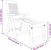 vidaXL Sonnenliege Kunststoff Grün, Vertikal 60 x 114 x 110 Produktbild-Vorschau 8