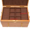 3 Tier Jewellery Storage Dřevěné šperkovnice Šperkovnice Náhled obrázku produktu 5