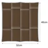 50 Airlaid Besteckservietten Bestecktaschen braun Produktbild-Vorschau 3