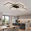 LED-Deckenlampe schwarz 90×60 cm, moderne Deckenlampe mit 3 Produktbild-Vorschau 7