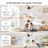 Ventilatore da soffitto Ø132 cm con luce e telecomando, Anteprima dell’immagine prodotto 5