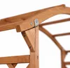Arco di rose in legno con porta Pergola ad arco traliccio Anteprima dell’immagine prodotto 13