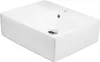 Keramik Wandhängewaschbecken rechteckig 505x405x160 mm weiß Produktbild-Vorschau 2