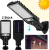 2 Stück LED Solarlampe mit Bewegungsmelder, Außen IP65 Produktbild-Vorschau 1