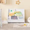 SoBuy Detský regál Montessori so 4 otvorenými priehradkami Náhľad obrázku produktu 2