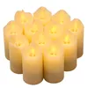 A group of flameless LED candles arranged in a cluster. Náhled obrázku produktu