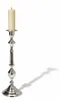 XL Candeliere decorativo e pesante in metallo argento 48cm Anteprima dell’immagine prodotto 2