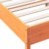 Massivholzbett ohne Matratze Wachsbraun 150x200 cm Produktbild-Vorschau 7