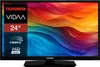 A Telefunken television with a colorful abstract image displayed on its screen. Produktbild-Vorschau