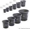 Plastard Blumentopf 3er Set Ø30 cm mit Untersetzer Produktbild-Vorschau 4