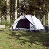 vidaXL Kuppel-Campingzelt 3 Personen Weiß Verdunkelt Quick Produktbild-Vorschau 3
