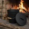 Relaxdays – pojemnik na popiół z pokrywką, 20 litrów, w Podgląd zdjęcia produktu 5