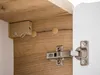 Badezimmerschrank mit Wäschekorb "Panay"  Weiß - Goldene Produktbild-Vorschau 10