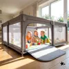 Malplay Laufstall Baby Laufgitter mit Netzwänden 150 x Produktbild-Vorschau 6