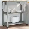 Wózek kuchenny MONZA 84x40x90 cm lite drewno sosnowe Podgląd zdjęcia produktu 2