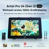 A promotional image for a graphics display, featuring the product, its accessories, and award badges. Podgląd zdjęcia produktu
