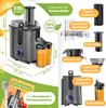 KESSER® Entsafter für Obst und Gemüse aus Edelstahl 1100W Produktbild-Vorschau 8