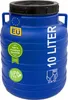 plasteo® 10 litri barile a collo largo blu con coperchio e Anteprima dell’immagine prodotto 1
