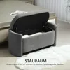 Panca HOMCOM, panca da letto con spazio contenitore, panca Anteprima dell’immagine prodotto 4